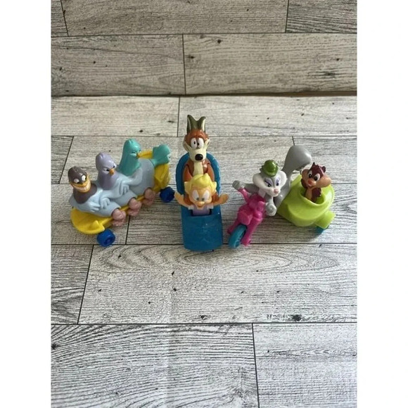 VTG Warner Bros 1993 McDonald's ANIMANIACS TINY TOONS Happy Meal Toys Lot Of 3 - Picture 2 of 11
